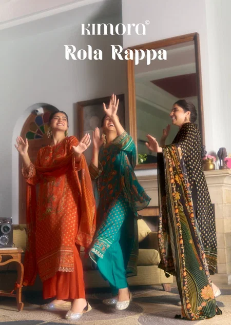 Rola Rappa Vol 102 By Kimora Muslin Pakistani Salwar Suits
